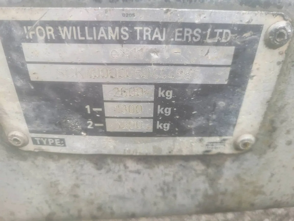 10x5'6 ifor Williams drop sides trailer - Image 3