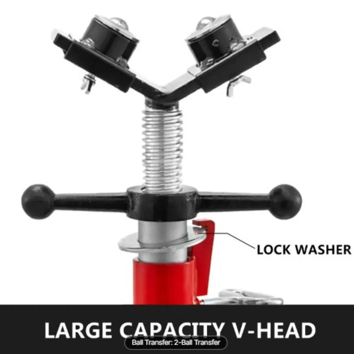 Pipe Jack Stand With 2-Ball Transfer V-Head - Image 4