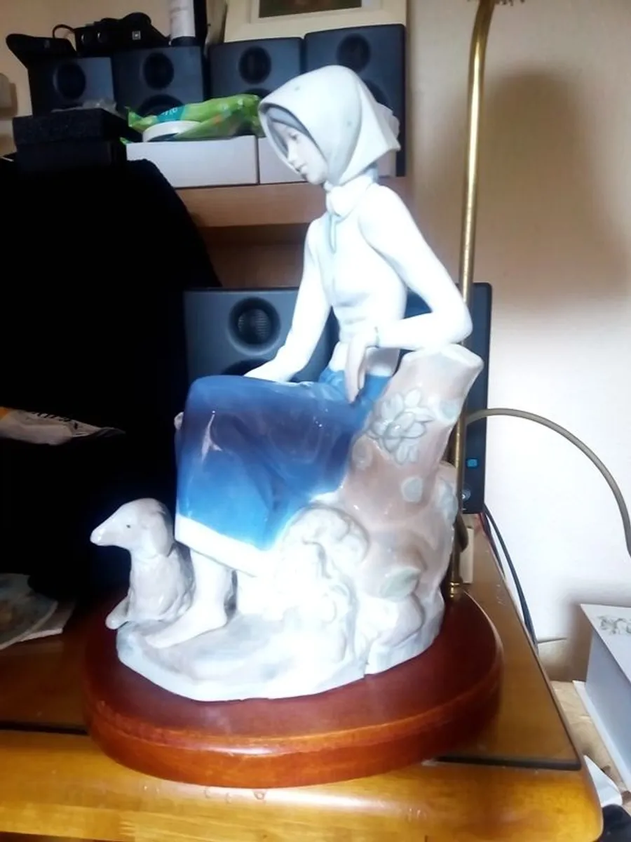 Vintage Porcelain lamp - Image 4