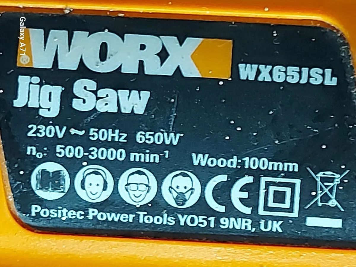 WORX WX851SL Jig Saw in Very Good Condition - Image 4
