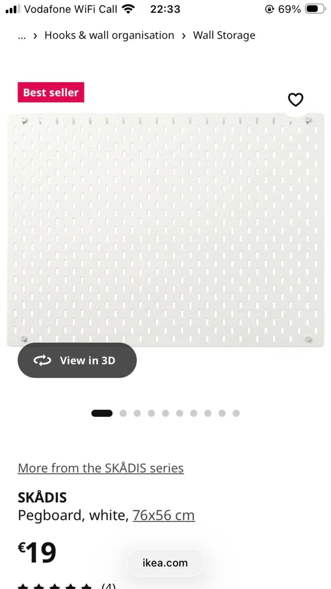 IKEA pegboard - Image 4