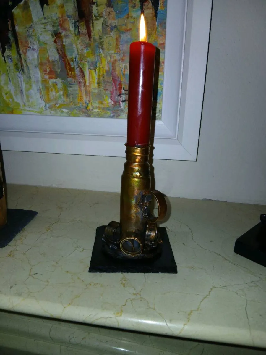 Copper candle holder - Image 1