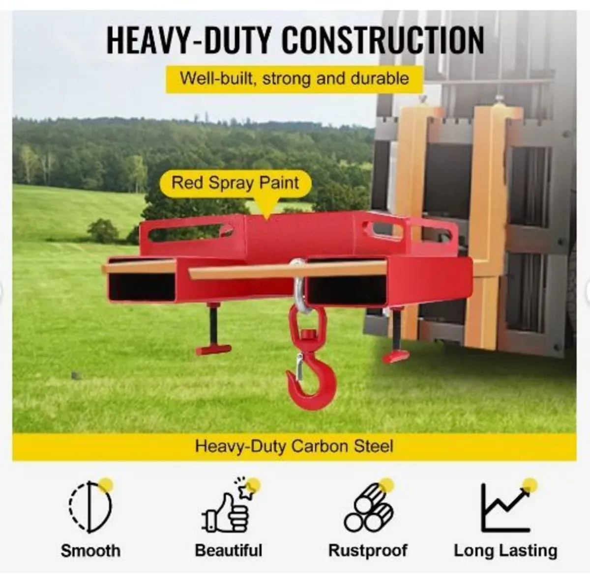 3 Ton Forklift Lifting Hook - Image 4