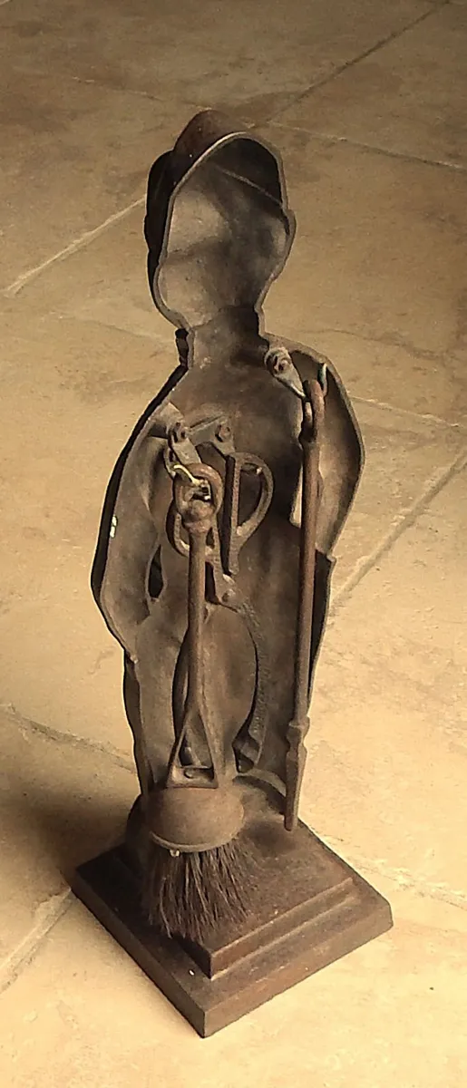 Vintage Dutch Boy Cast Iron Fireside Companion Set - Image 4