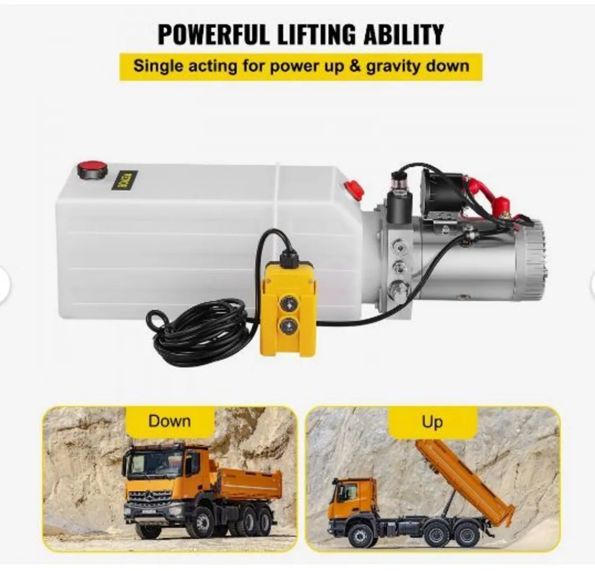 Hydraulic Power Unit 12V Hydraulic Motor - Image 3