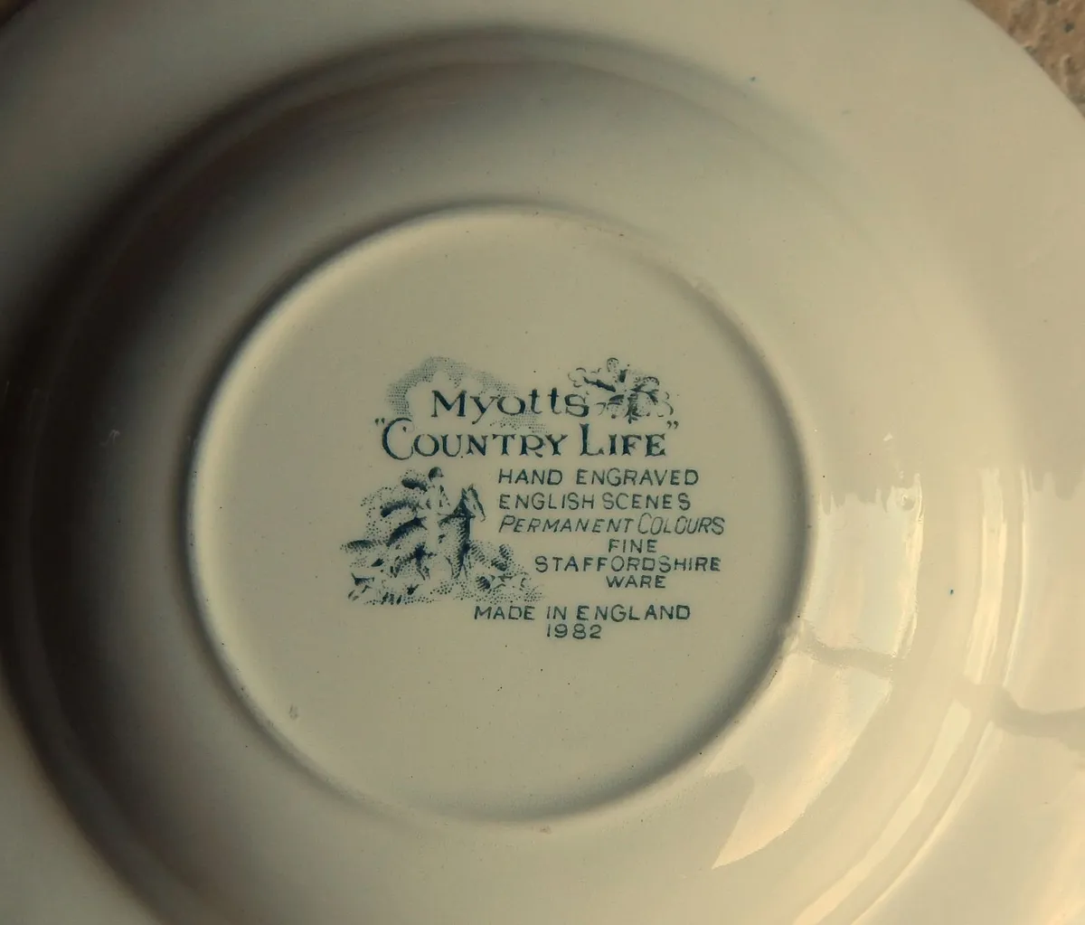 Vintage Myott Melody Teapot & Country Life Bowls - Image 4