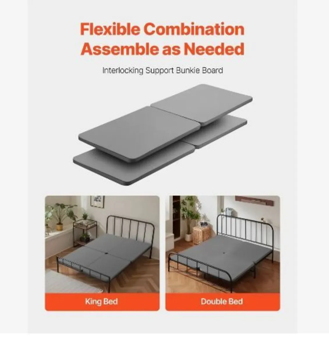 Queen Size Bunkie Board, 1.5 in Bed Board Slats - Image 2