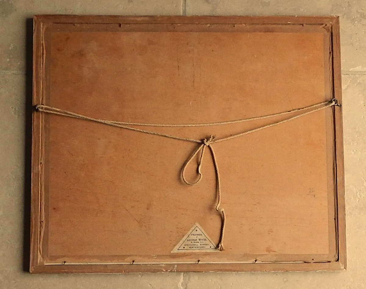 Vintage John Baker Print ‘A Rainy Day’ c1950s - Image 4