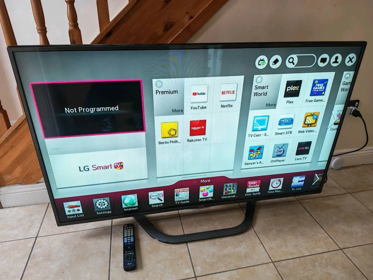 Lg 55'' Smart Led Tv 55la620v Full Hd Wifi 3d - Image 1