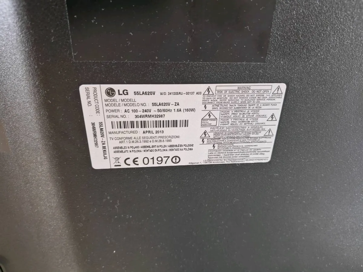 Lg 55'' Smart Led Tv 55la620v Full Hd Wifi 3d - Image 2