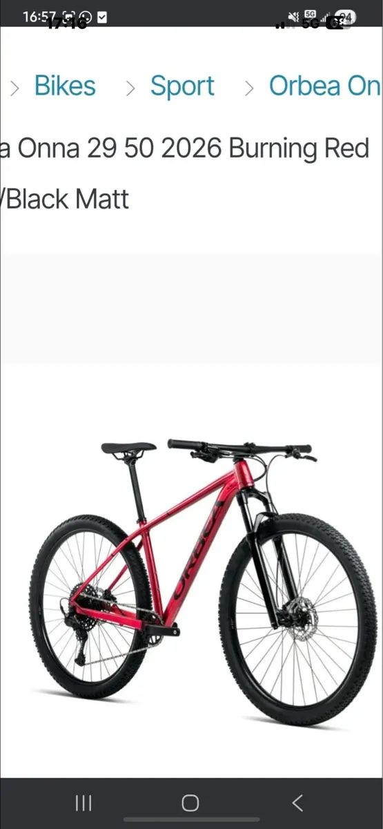 Mountain bike and Rayban sunglasses