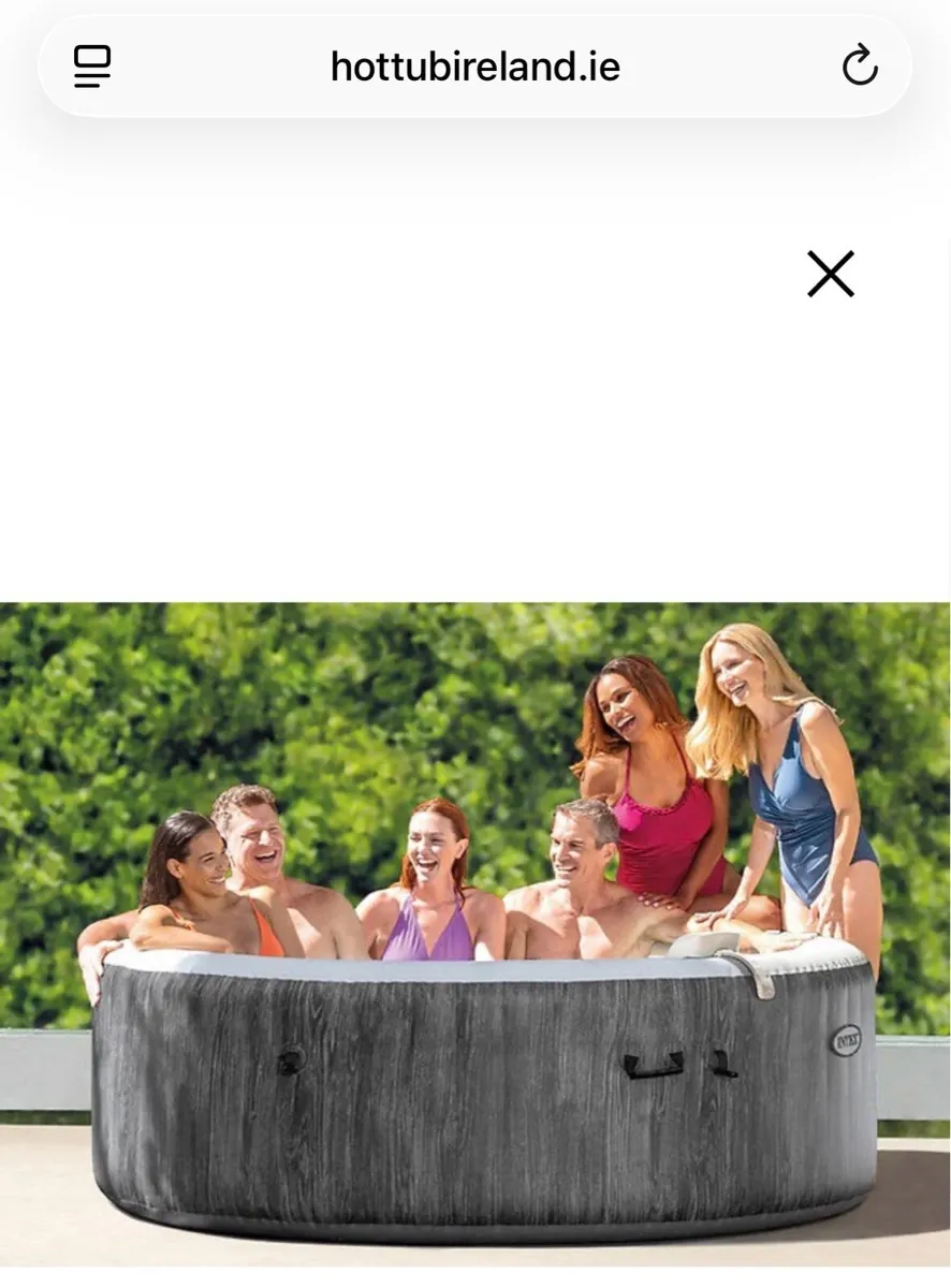 Intex Grey Wood Deluxe WiFi Hot Tub 6 persons - Image 2