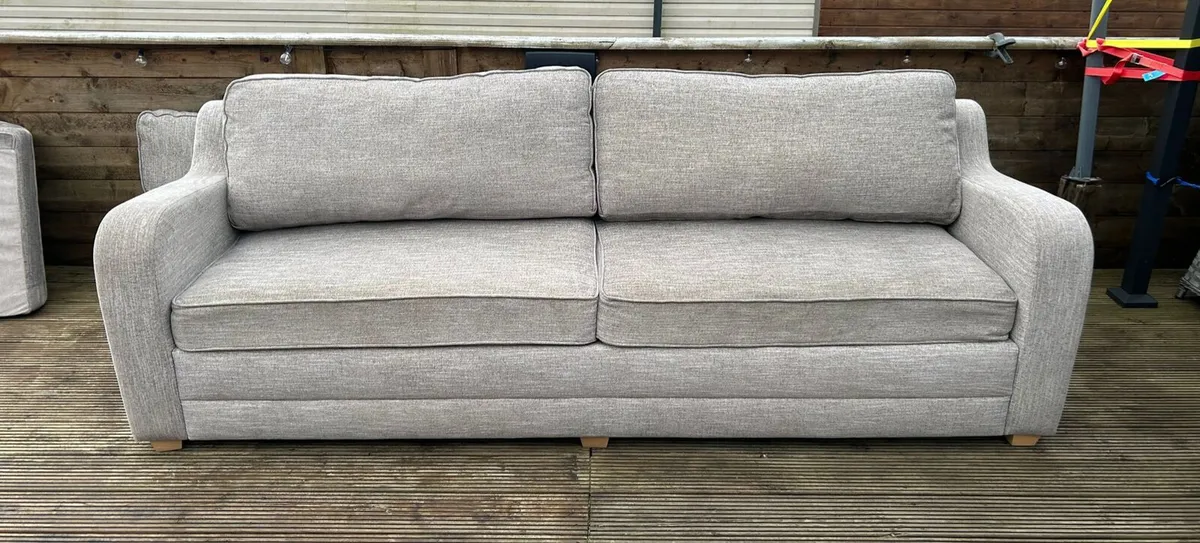 4 seater Sofa bed and 2 seater - Image 1