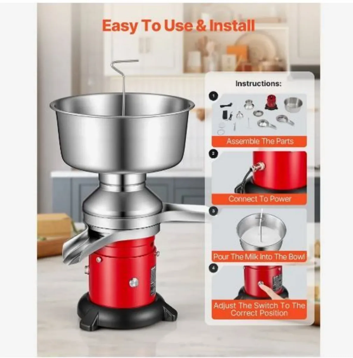 Electric Milk Cream Separator - Image 4