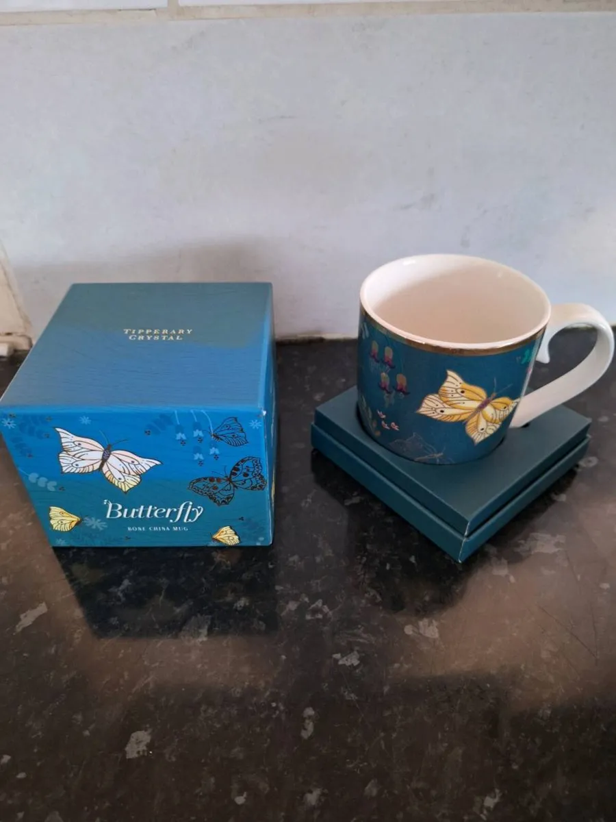 Tipperary Crystal butterfly mug - Image 1