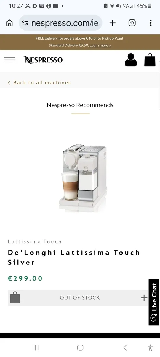 Nespresso EN 550 Latt - Image 3