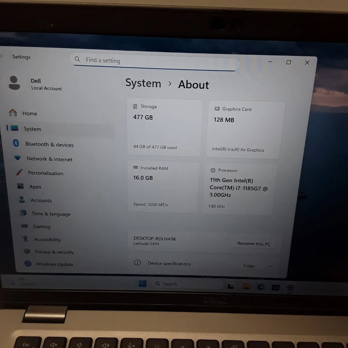 Dell Latitude 5420 | Intel Core i7-1185G7 | 16GB - Image 3