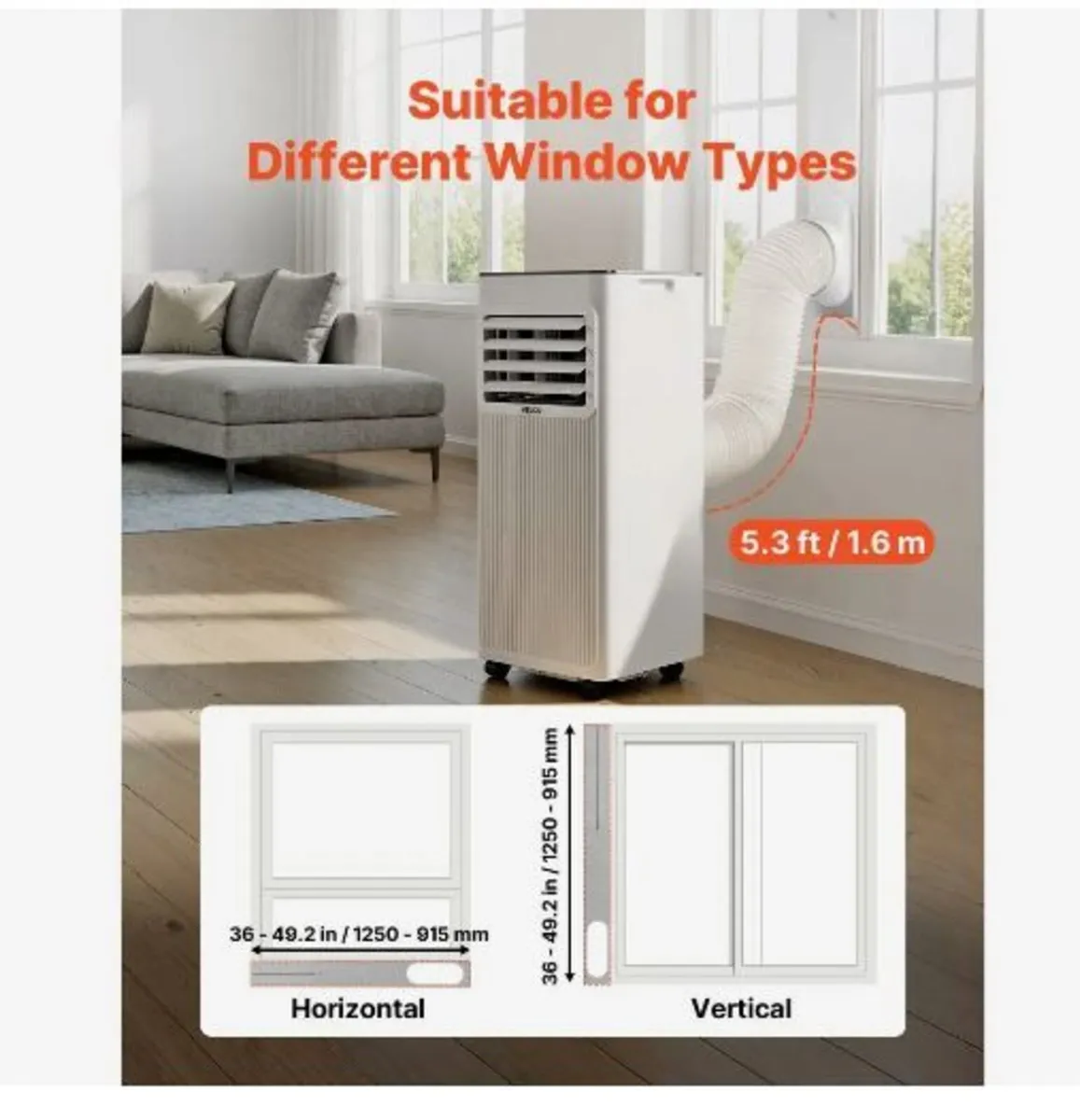 Portable Air Conditioner, 7000 BTU 2kW 3-in-1 - Image 4