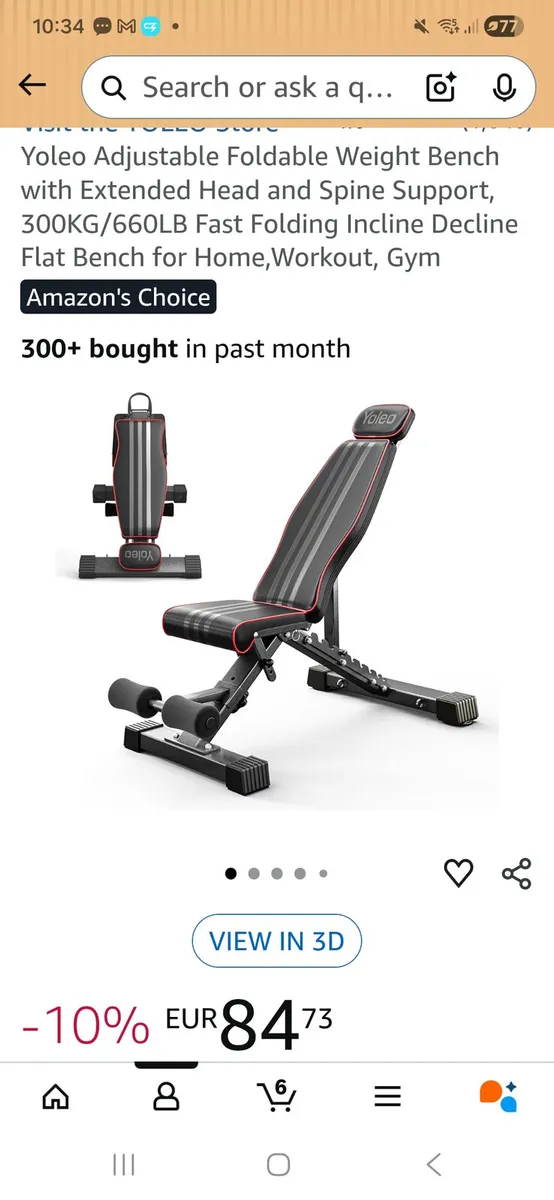 Yoleo weights bench - Image 1