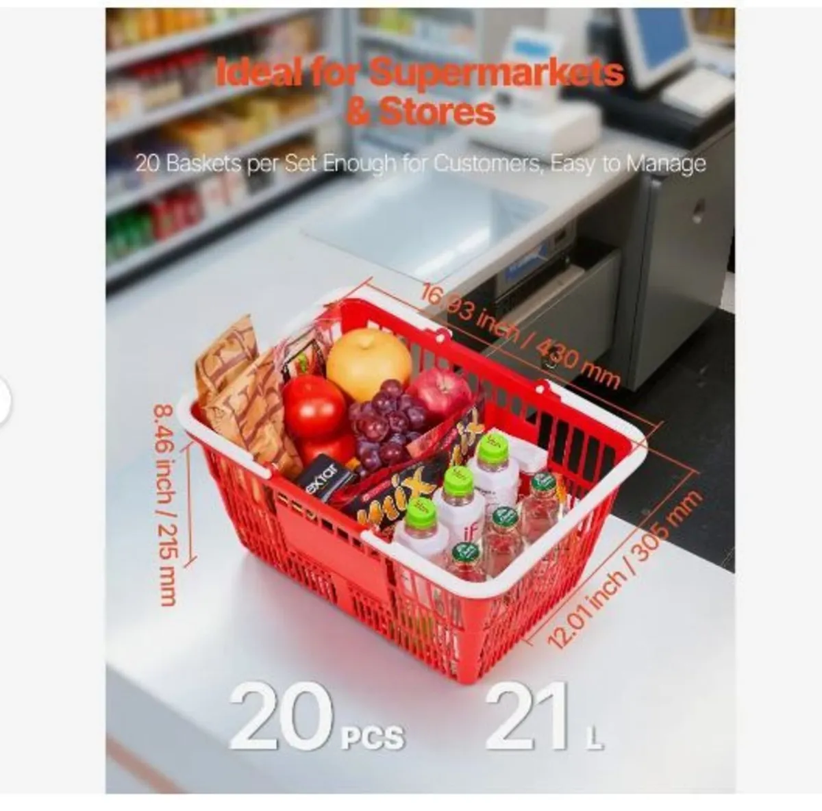 Shopping Baskets, 20 PCS - Image 2