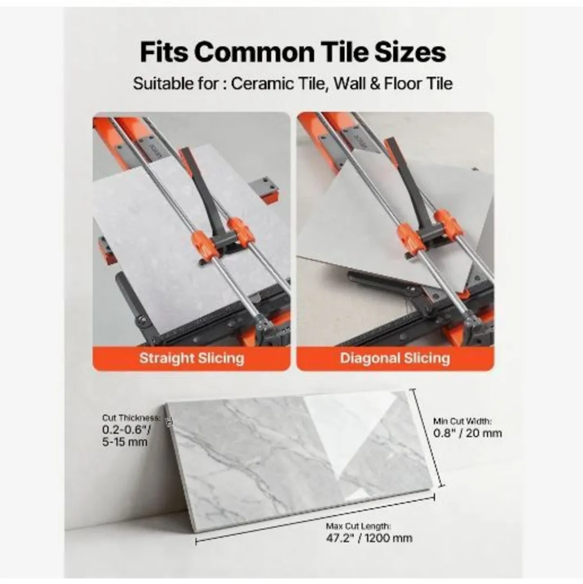 1200 mm Manual Tile Cutter - Image 4