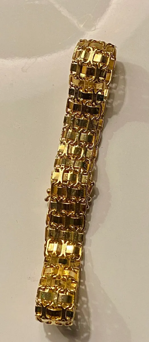 14k yellow gold bracelet - Image 4