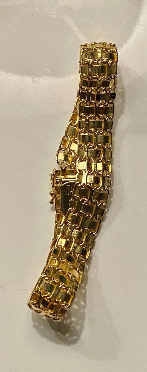 14k yellow gold bracelet - Image 3