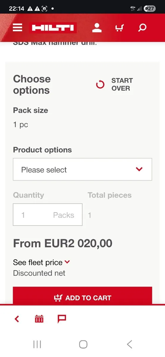 HILTI TE60/warranty 6-months/receipt - Image 3