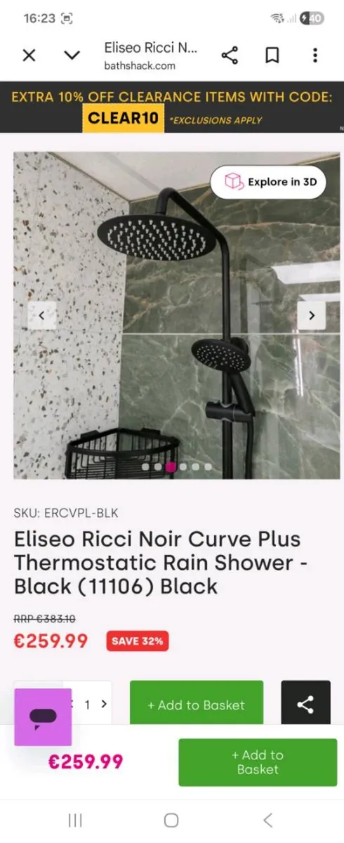 Thermostatic shower - Image 3