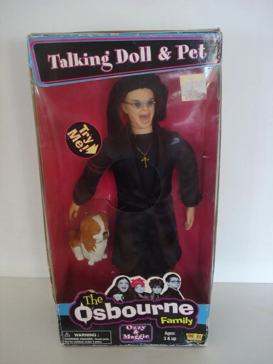 THE  OZZY OSBOURNE FAMILY 12 INCH  TALKING DOLL.