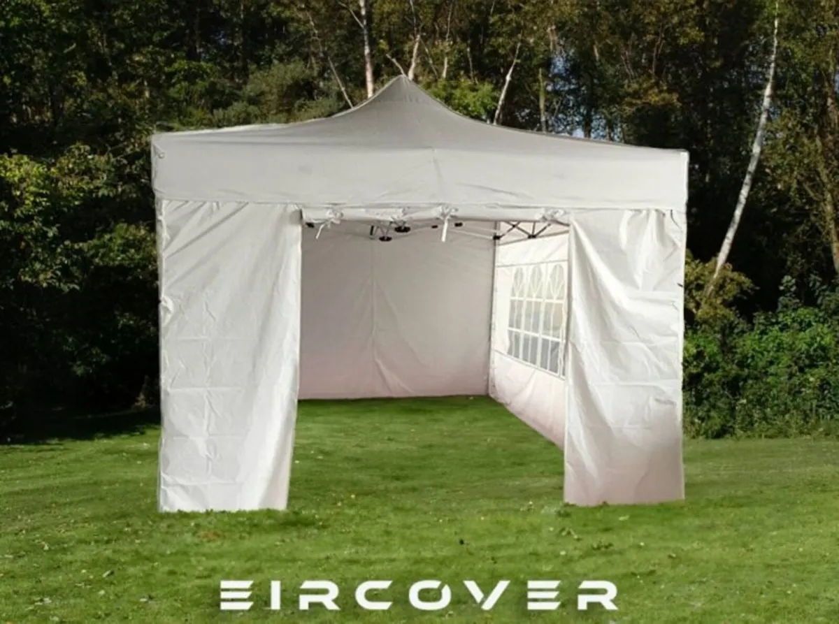 Pop Up Gazebo 3m x 3m (10ft x 10ft) Aluminum Frame - Image 1