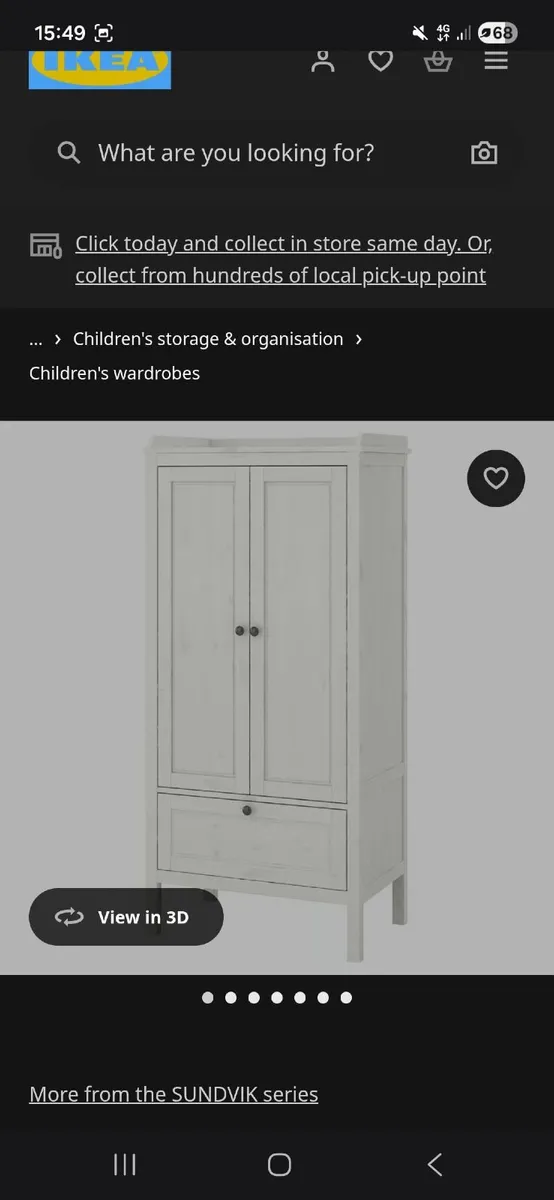 Small Wardrobe & large wardrobe - Image 3