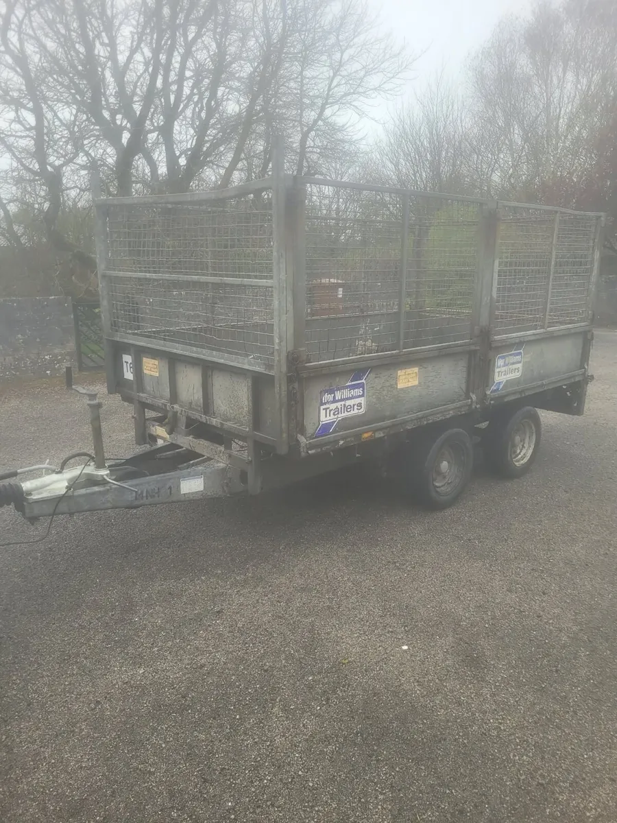 Ifor Williams 10x5'6 drop sides trailer with creel - Image 1