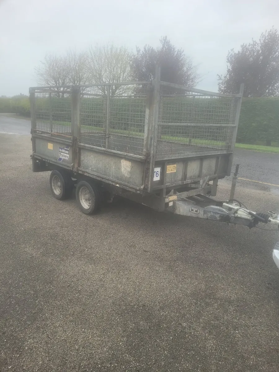 Ifor Williams 10x5'6 drop sides trailer with creel - Image 2