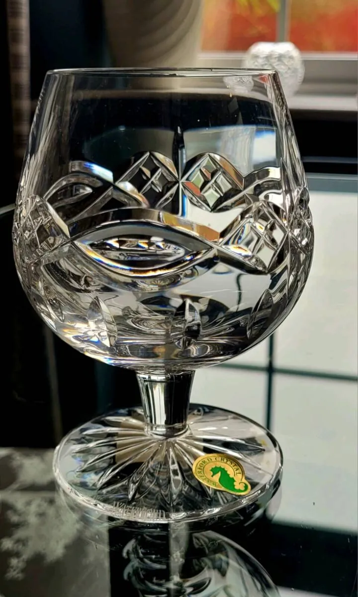 Waterford crystal pair of brandy glasses - Image 2