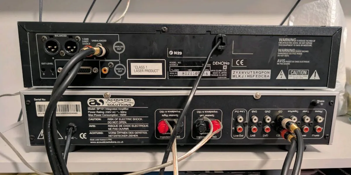 denon cd player and amplifier - Image 4