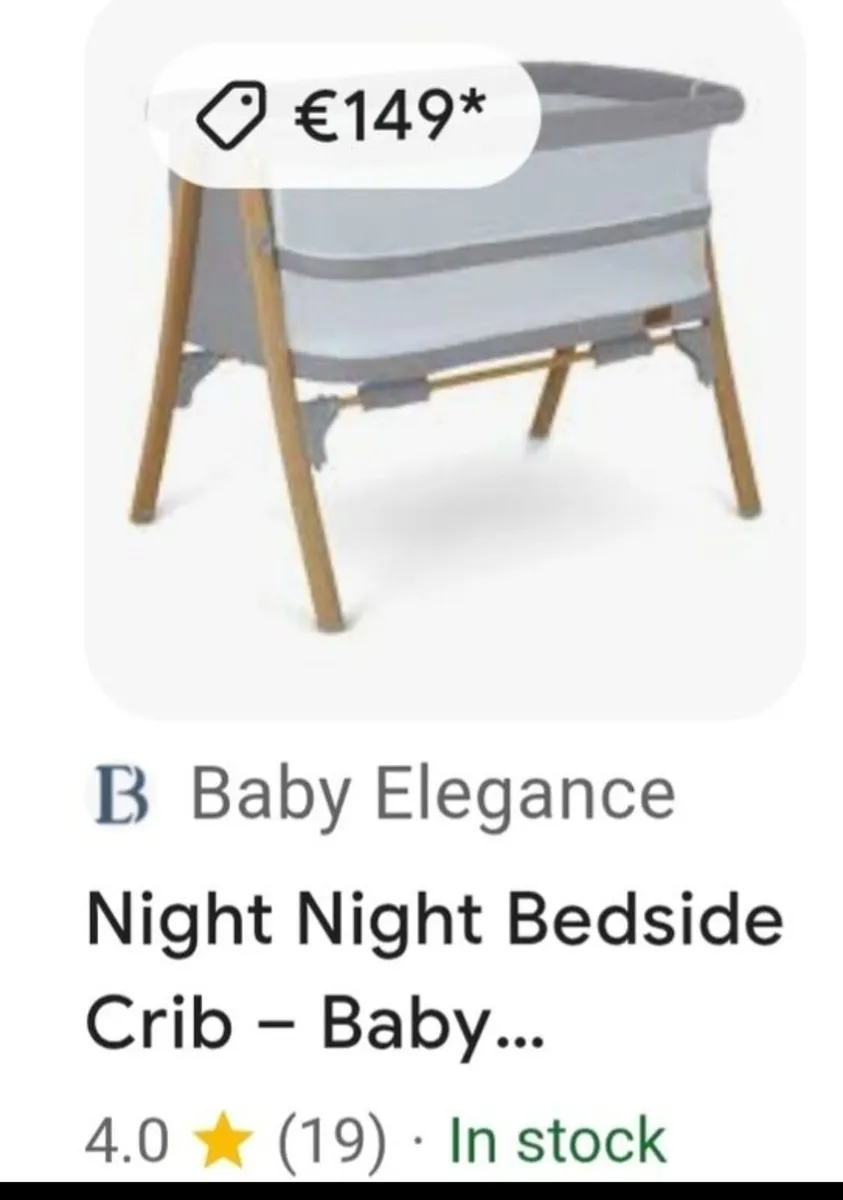 Baby elegance bedside crib - Image 3