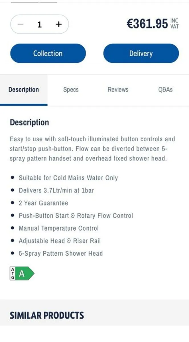 Triton Electric Shower - Image 2