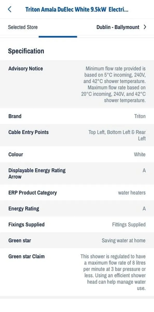 Triton Electric Shower - Image 3