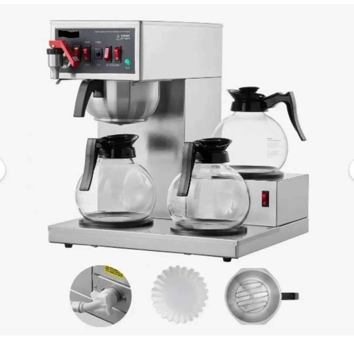 12 Cups Commercial Drip Coffee Maker - Image 1
