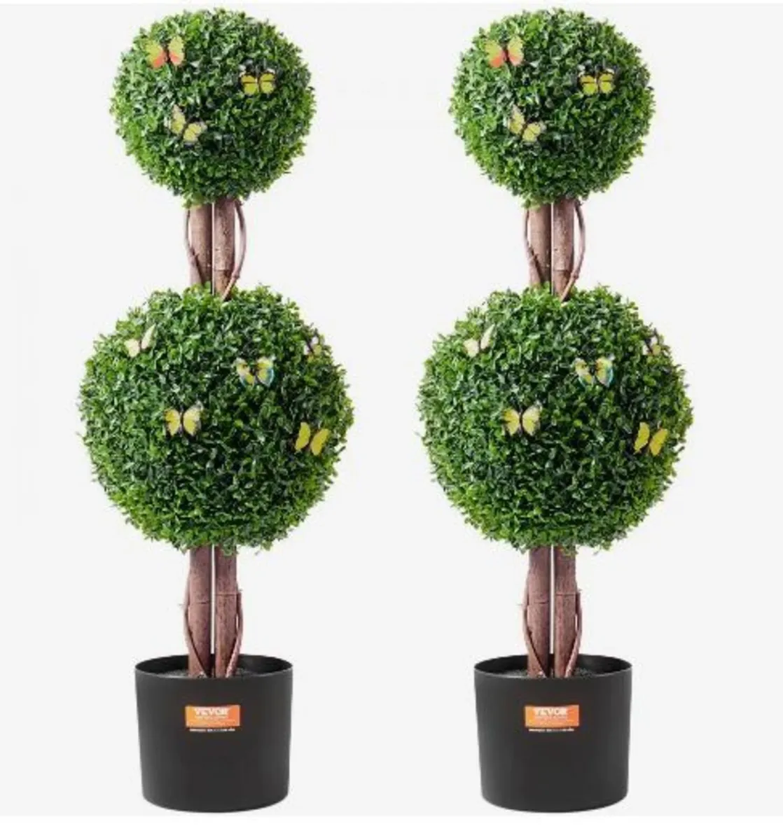 Artificial Boxwood Topiary Tree, 36 inch - Image 4