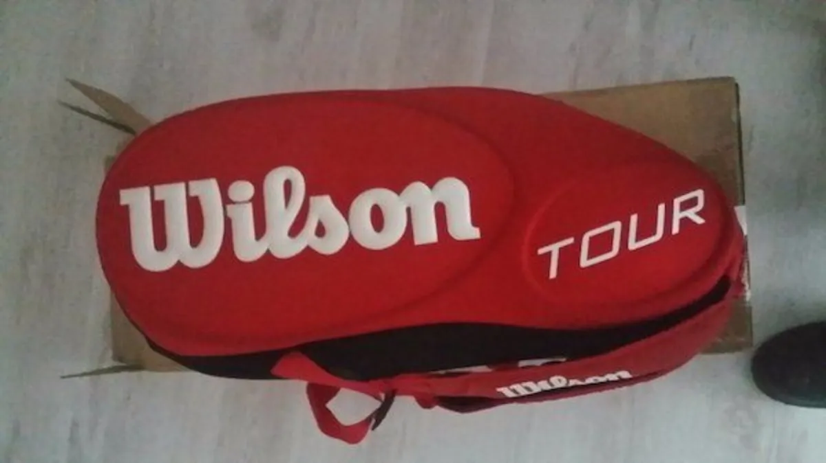 Wilson Racquet Bag and small back pack bag - Image 2