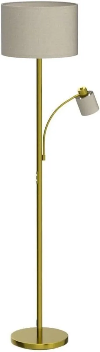 2 Head Parent and Child Floor Reading Lamp 3000k - Image 4