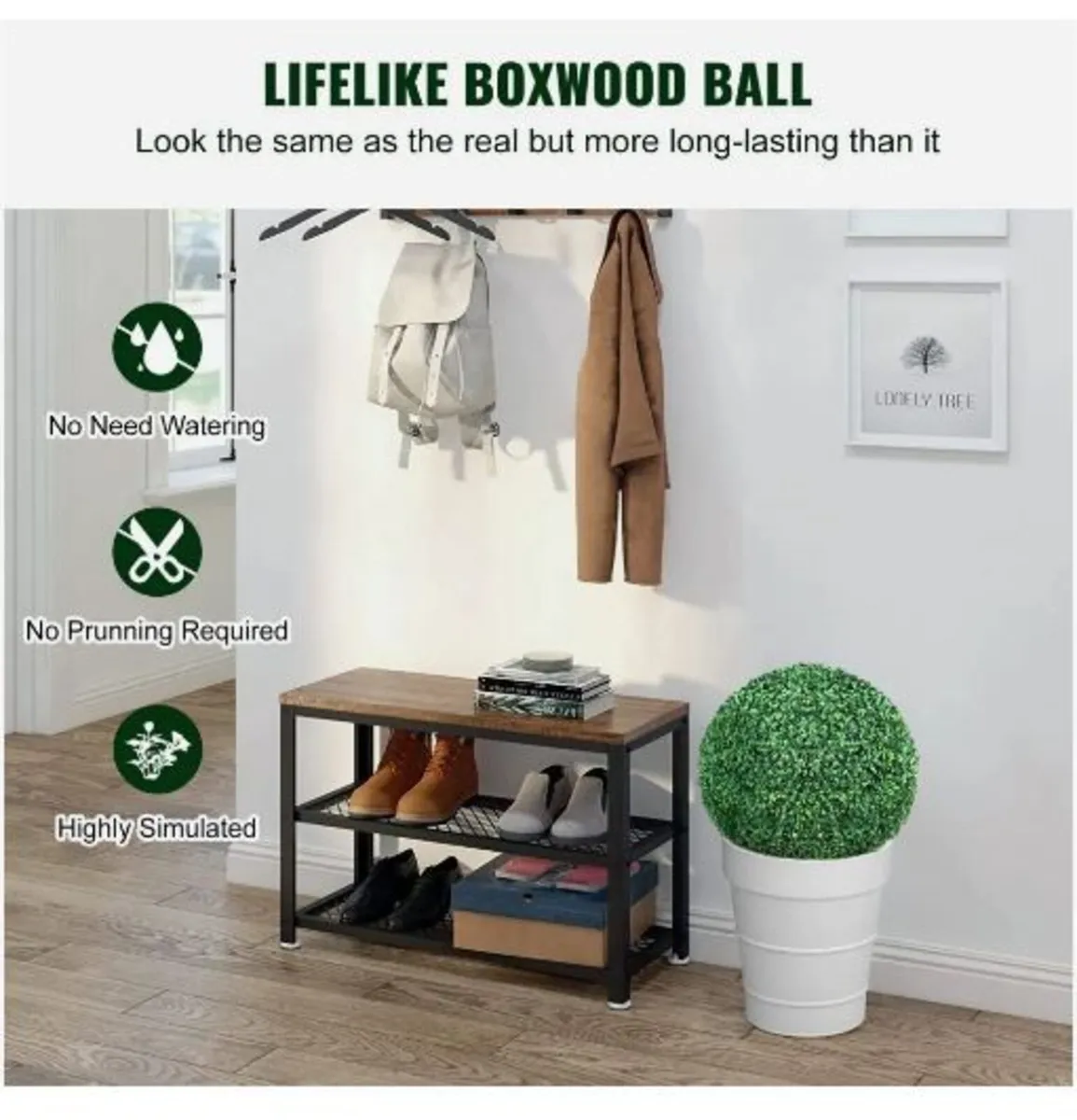 Artificial Topiaries Boxwood Trees, - Image 3