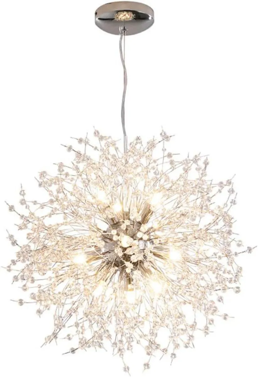 12-Lights Modern Sputnik Chandelier Dandelion - Image 1