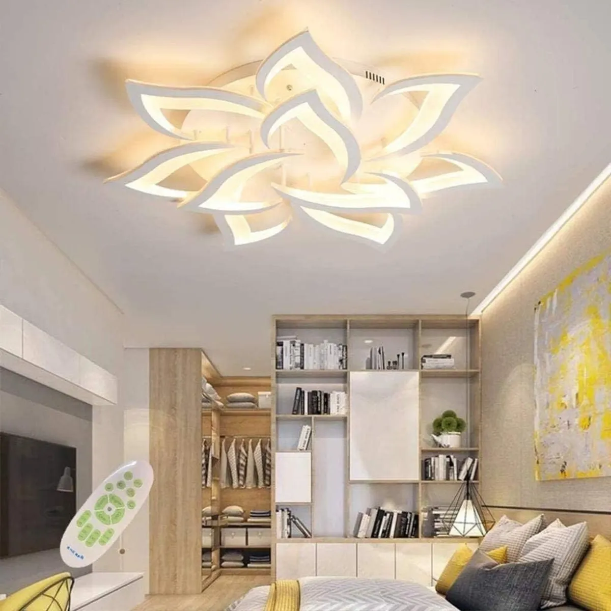 LED Ceiling Light Dimmable Living Room Lamp with - Image 1