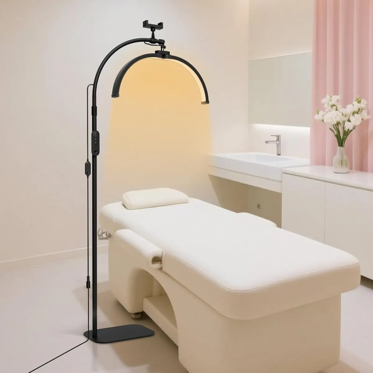 Half Moon Lamp Foldable Light with Phone Holder - Image 3