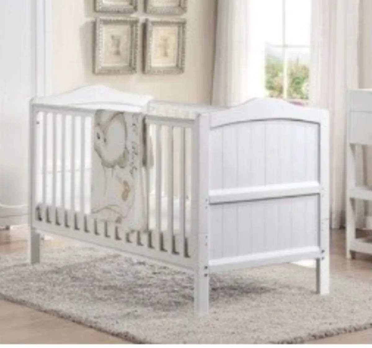 White Babylo cot bed - Image 1