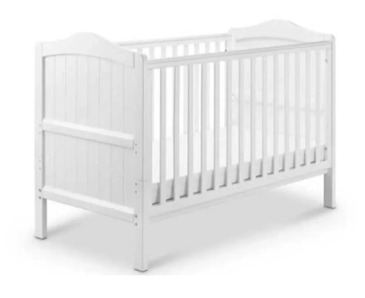 White Babylo cot bed - Image 2