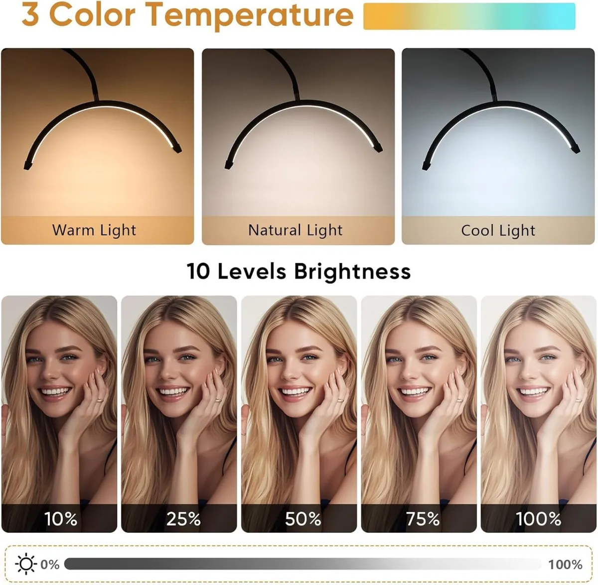 Half Moon Lamp Lash Light for Eyelash Extensions - Image 2